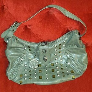 Jessica Simpson Gray Leather Purse